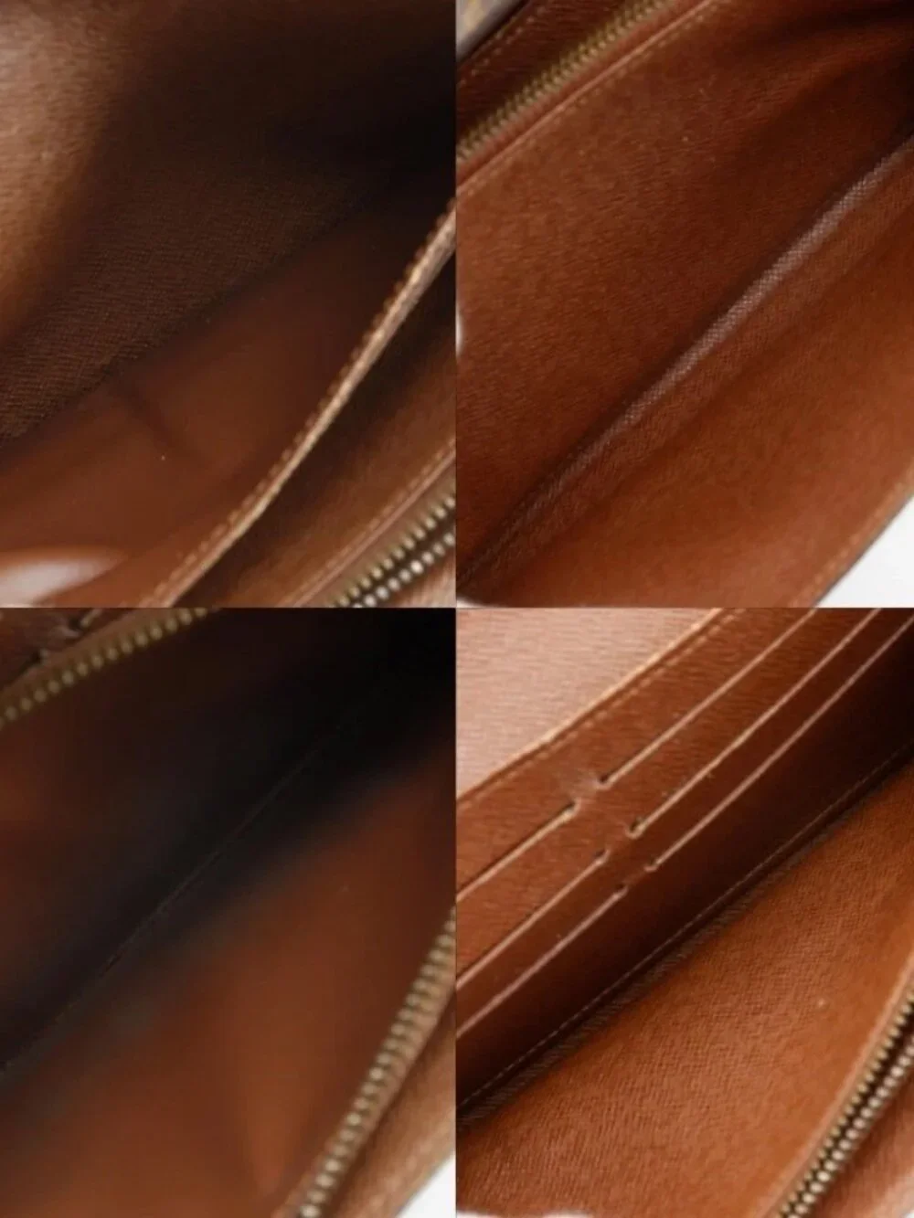LOUIS VUITTON Portefeiulle Sarah Purse M61734 Brown Monogram canvas unisex